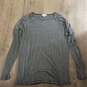 Black and white stripped shirt